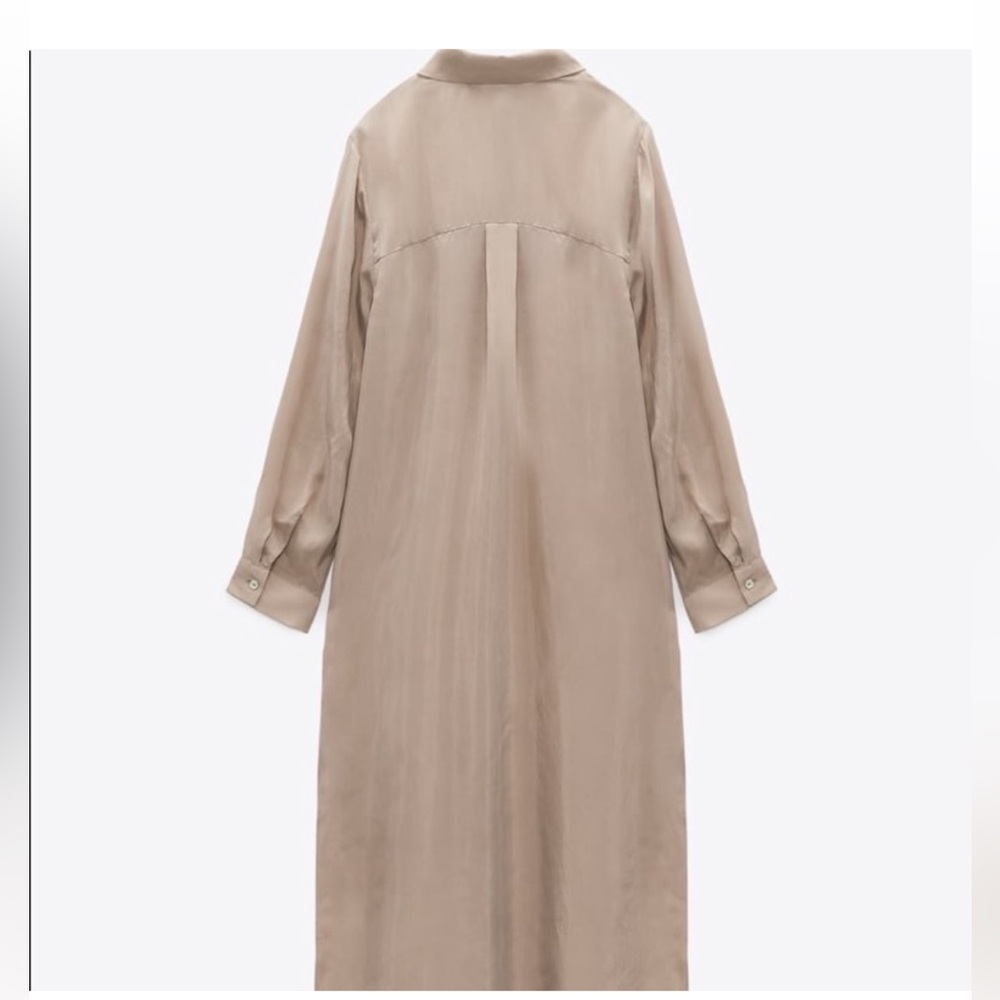 ZARA OVERSIZED SHIRT DRESS - Picture 7 of 7